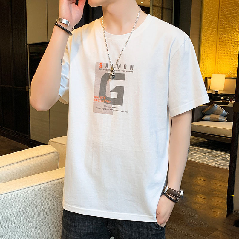 Tricou casual barbatesc cu aplicatie - mai multe modele