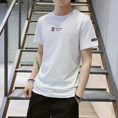 Tricou casual barbatesc cu inscriptii - mai multe modele