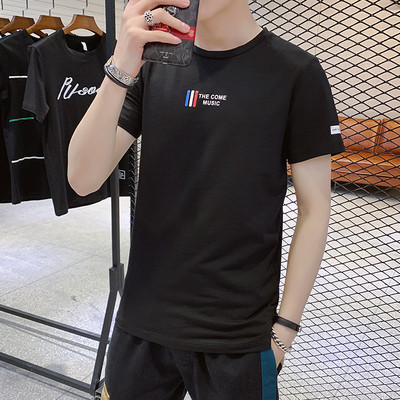 Tricou casual barbatesc cu inscriptii - mai multe modele