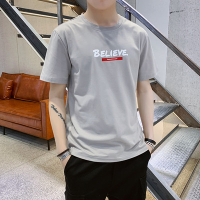 Tricou casual barbatesc cu inscriptii - mai multe modele