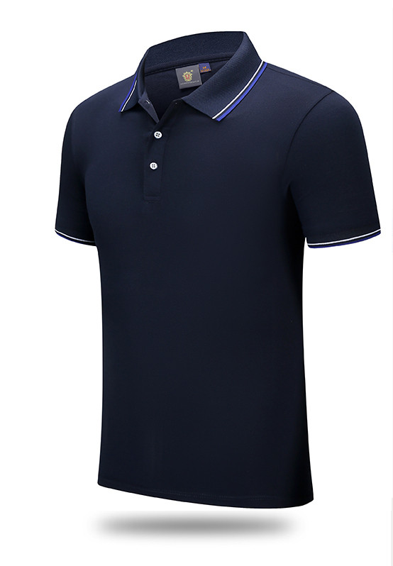 Jednobojna muška majica s klasičnom kragnom i gumbima