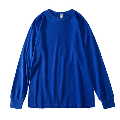 Ανδρική μπλούζα μονόχρωμη με μακριά μανίκια