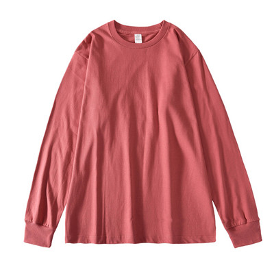 Ανδρική μπλούζα μονόχρωμη με μακριά μανίκια