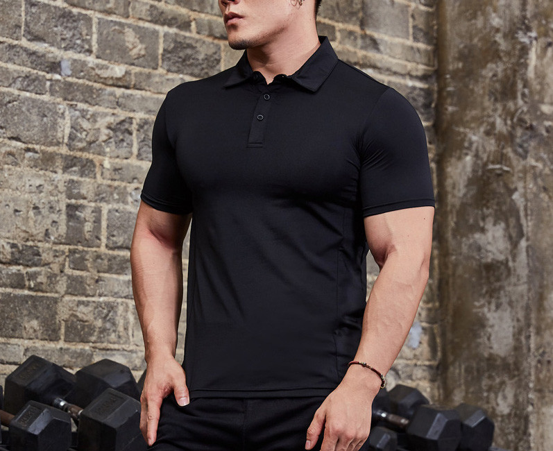 Vīriešu blūze ar īsām piedurknēm - divi modeļi