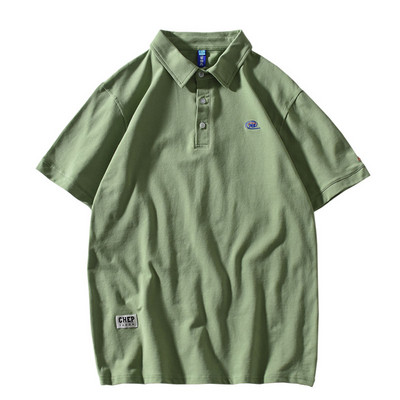 Ležerna muška majica s klasičnim ovratnikom i gumbima