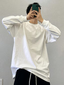 Novi model muške široke bluze sa ovalnim izrezom