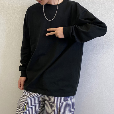 Novi model muške široke bluze sa ovalnim izrezom