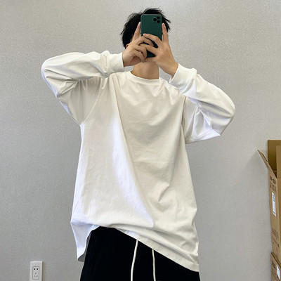 Novi model muške široke bluze sa ovalnim izrezom