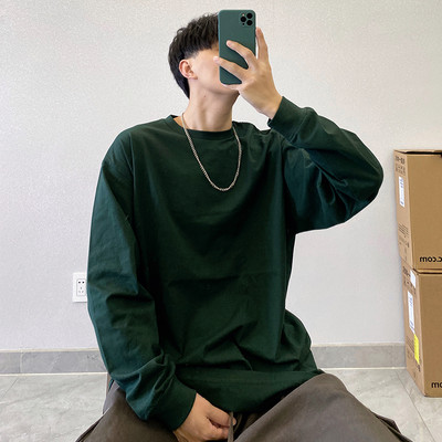 Novi model muške široke bluze sa ovalnim izrezom