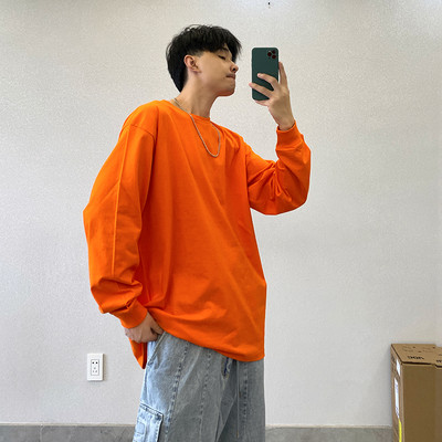 Novi model muške široke bluze sa ovalnim izrezom