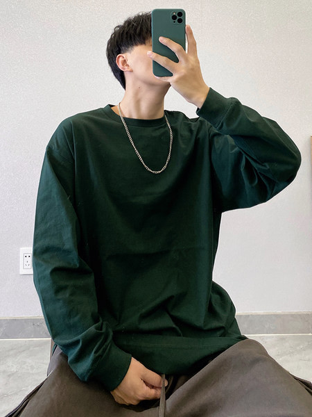 Novi model muške široke bluze sa ovalnim izrezom