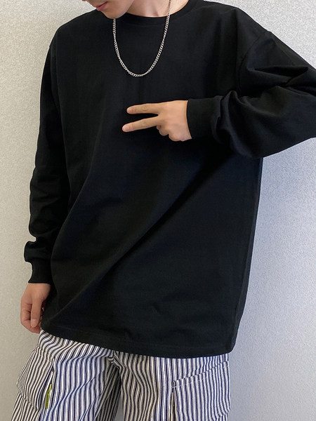 Novi model muške široke bluze sa ovalnim izrezom