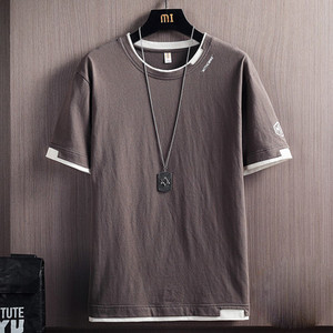 Ležerna muška majica s okruglim izrezom - više boja