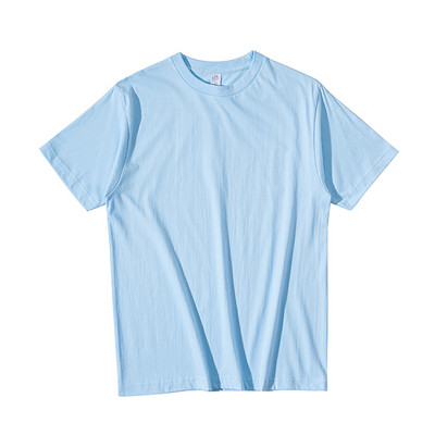 Ανδρικό μπλουζάκι με κοντά μανίκια και οβάλ λαιμόκοψη