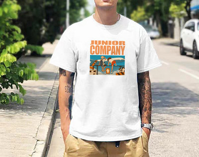 Muška ležerna majica s okruglim izrezom i printom