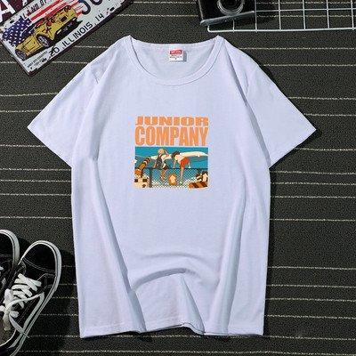 Muška ležerna majica s okruglim izrezom i printom