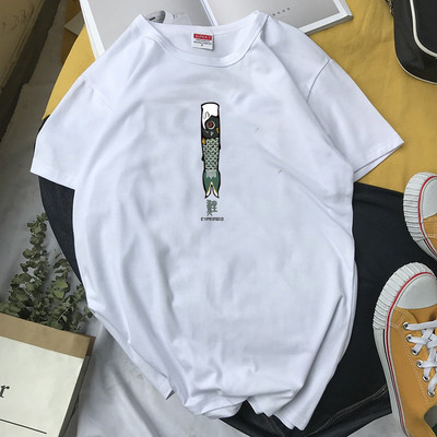 Muška ležerna majica s okruglim izrezom i printom