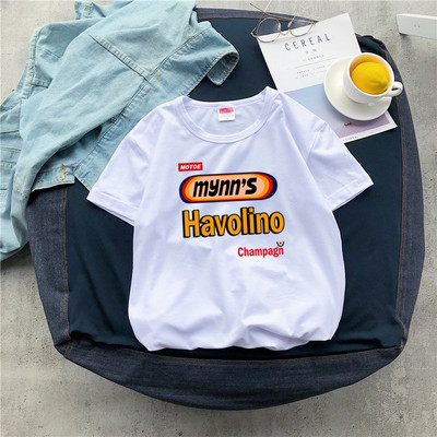 Muška ležerna majica s okruglim izrezom i printom