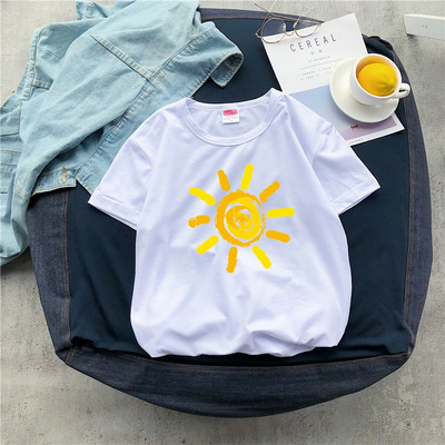 Muška ležerna majica s okruglim izrezom i printom