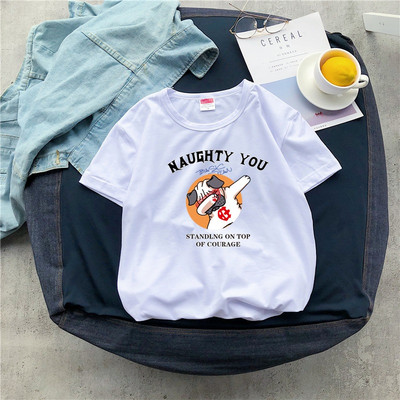 Muška ležerna majica s okruglim izrezom i printom