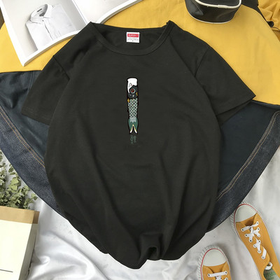 Muška ležerna majica s okruglim izrezom i printom