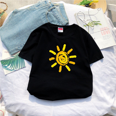 Muška ležerna majica s okruglim izrezom i printom