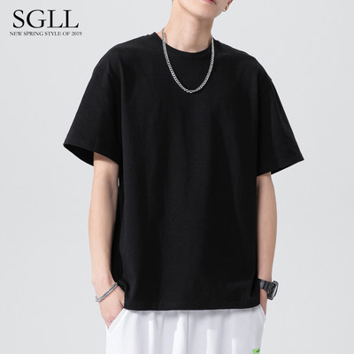 Muška jednobojna majica kratkih rukava