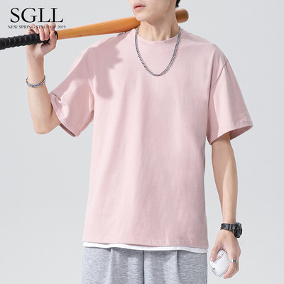 Muška jednobojna majica kratkih rukava