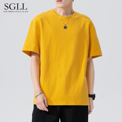 Muška jednobojna majica kratkih rukava