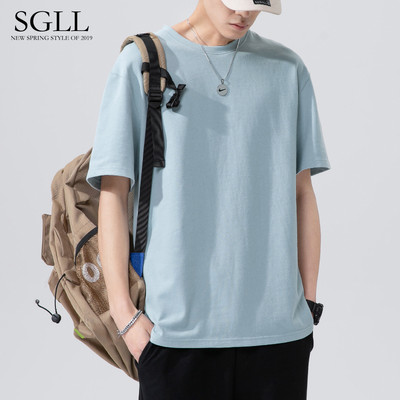 Muška jednobojna majica kratkih rukava