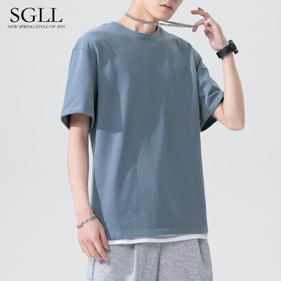 Muška jednobojna majica kratkih rukava