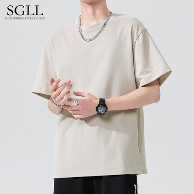 Muška jednobojna majica kratkih rukava