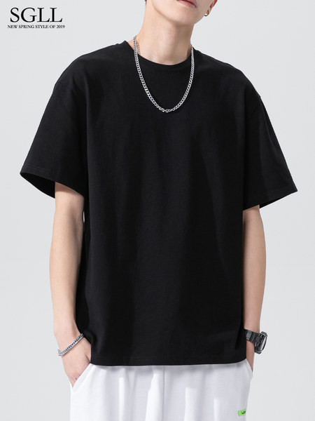 Muška jednobojna majica kratkih rukava