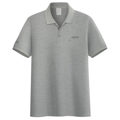 Ležerna muška bluza s klasičnim ovratnikom i izvezenim natpisom