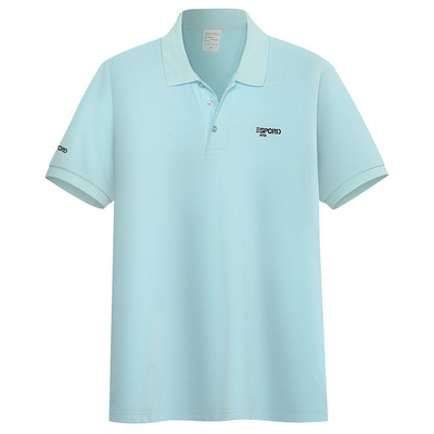 Ležerna muška bluza s klasičnim ovratnikom i izvezenim natpisom