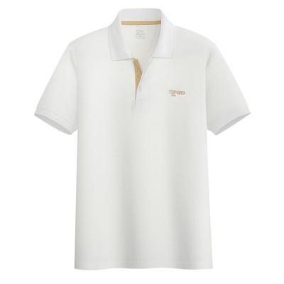 Ležerna muška bluza s klasičnim ovratnikom i izvezenim natpisom