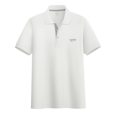 Ležerna muška bluza s klasičnim ovratnikom i izvezenim natpisom