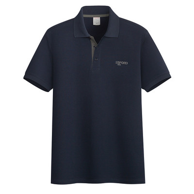 Ležerna muška bluza s klasičnim ovratnikom i izvezenim natpisom