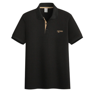 Ležerna muška bluza s klasičnim ovratnikom i izvezenim natpisom