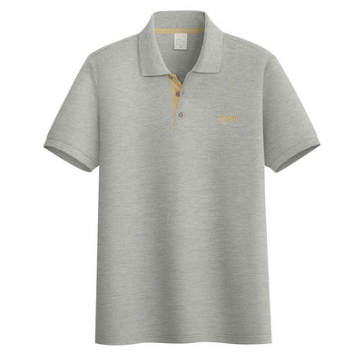 Ležerna muška bluza s klasičnim ovratnikom i izvezenim natpisom