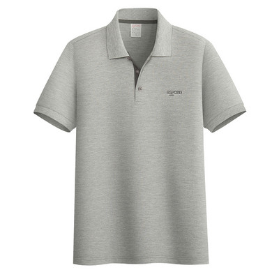 Ležerna muška bluza s klasičnim ovratnikom i izvezenim natpisom