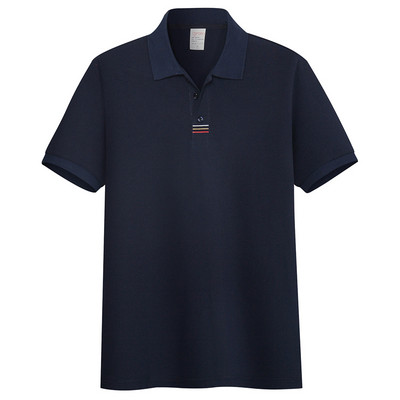 Ležerna muška bluza s klasičnim ovratnikom i izvezenim natpisom