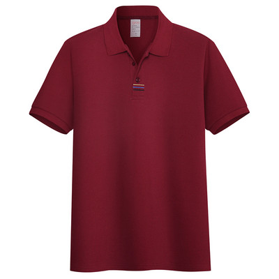 Ležerna muška bluza s klasičnim ovratnikom i izvezenim natpisom