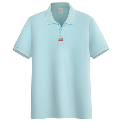 Ležerna muška bluza s klasičnim ovratnikom i izvezenim natpisom