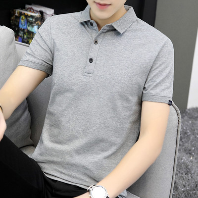 Bluza barbateasca de vara model montata cu nasturi si guler clasic