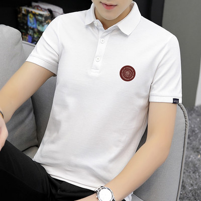 Bluza barbateasca de vara model montata cu nasturi si guler clasic