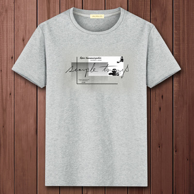 Muška majica s okruglim izrezom i kratkim rukavima - više modela