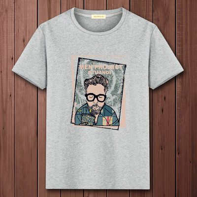 Muška majica s okruglim izrezom i kratkim rukavima - više modela