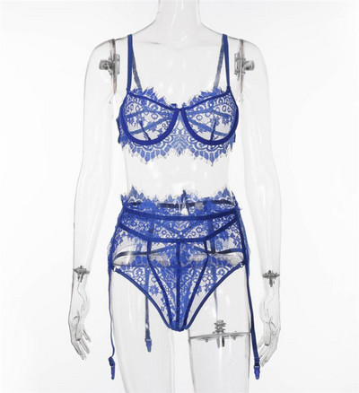 Κομψό γυναικείο σετ από δύο μέρη με δαντέλα