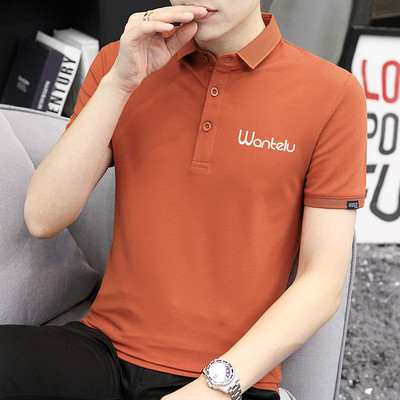 Ljetna pripijena bluza s klasičnom kragnom i amblemom